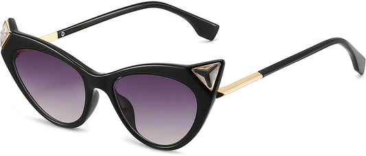 Katies Black Plastic Sunglasses from ANRRI