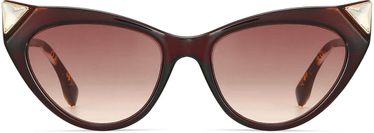 Katies Brown Plastic Sunglasses from ANRRI