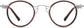 Keaton Round Silver Eyeglasses from ANRRI, front view