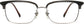 Keith Browline Gray Eyeglasses from ANRRI, front view
