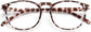 Kennedy Round Tortoise Eyeglasses rom ANRRI, closed view