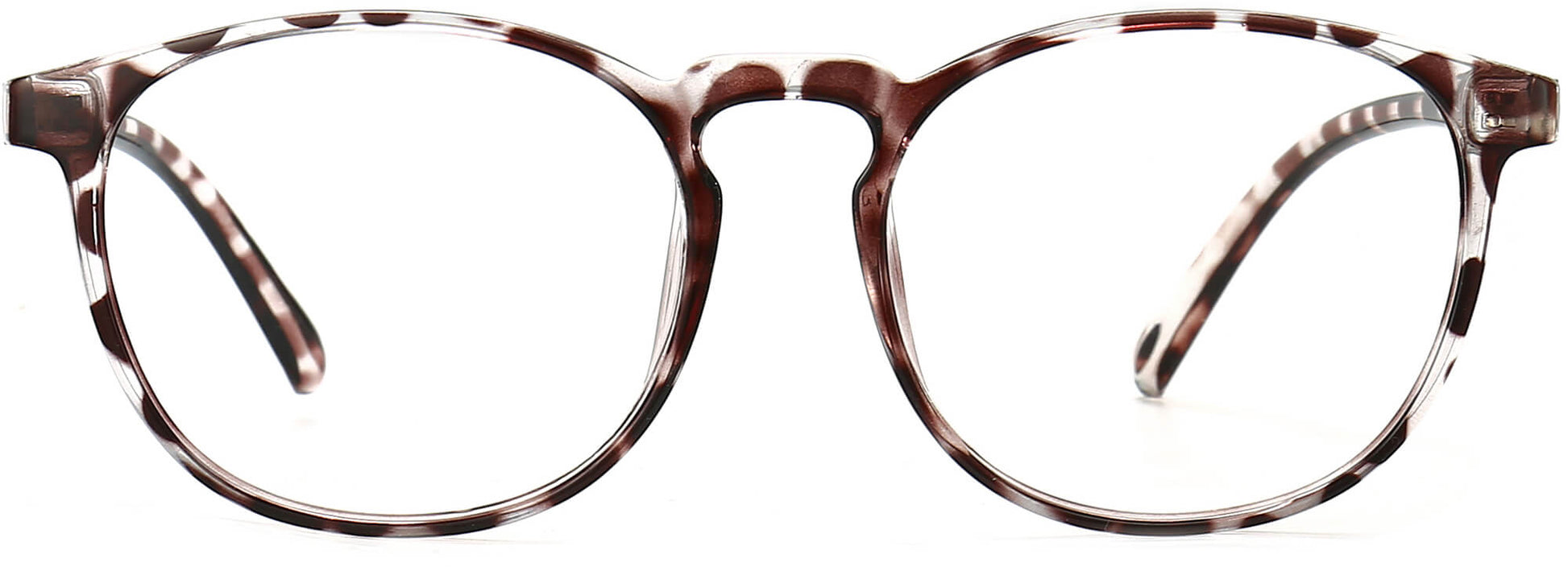 Kennedy Round Tortoise Eyeglasses from ANRRI, front view