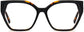 Khaleesi Cateye Tortoise Eyeglasses from ANRRI, front view