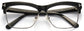 Kiaan Cateye Black  Eyeglasses from ANRRI, closed view