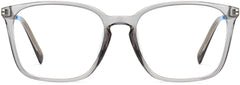 Kieran Square Gray Eyeglasses from ANRRI, front view
