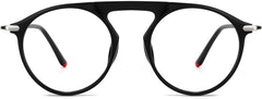Kinley Round Black Eyeglasses from ANRRI