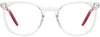 Kinslee Round Clear Eyeglasses from ANRRI, front view