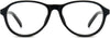 Kylan Aviator Black Eyeglasses from ANRRI, front view