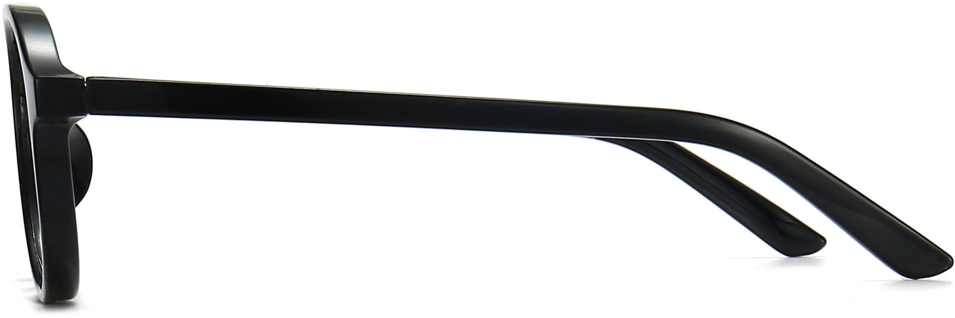 Kylan Aviator Black Eyeglasses from ANRRI, side view