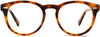 Kyree Round Tortoise Eyeglasses from ANRRI, front view