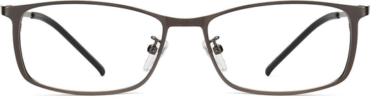 Lawson Rectangle Gun color Eyeglasses from ANRRI