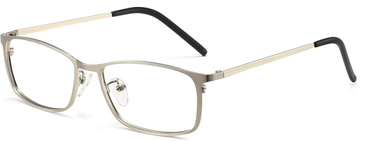 Lawson Rectangle Silver Eyeglasses from ANRRI