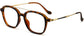 Layne Round Tortoise Eyeglasses from ANRRI, angle view