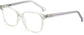 Legacy Cateye Clear Eyeglasses from ANRRI, angle view
