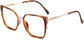 Leslie Cateye Tortoise Eyeglasses from ANRRI, angle view