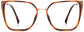 Leslie Cateye Tortoise Eyeglasses from ANRRI, front view