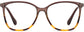 Liana Square Gray Eyeglasses from ANRRI, front view