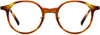 Liberty Round Tortoise Eyeglasses from ANRRI, front view