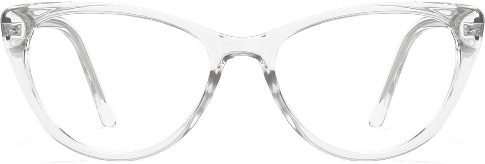 Liliana Cateye Clear Eyeglasses from ANRRI, front view