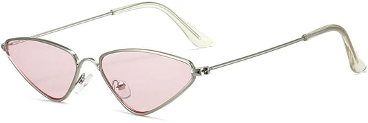Lily Silver Stainless steel Sunglasses from ANRRI