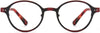 Lucca Round Tortoise Eyeglasses from ANRRI, front view