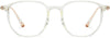 Lullaby Geometric Clear Eyeglasses from ANRRI, front view