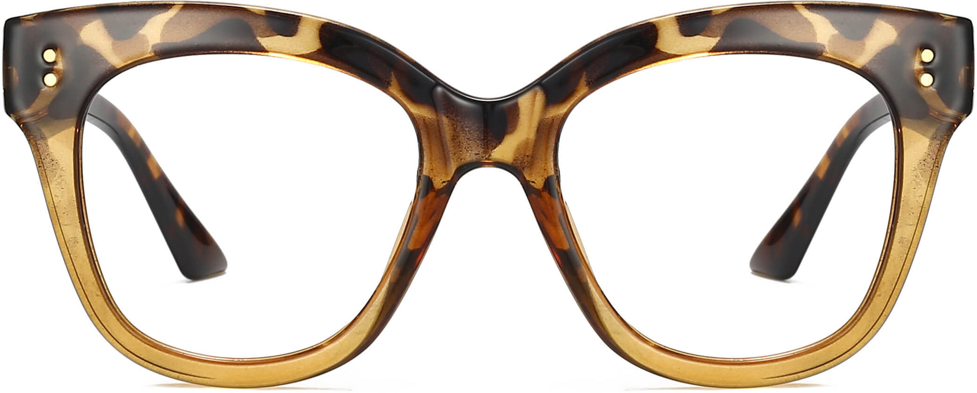 Lyanna Cateye Tortoise Eyeglasses from ANRRI, front view