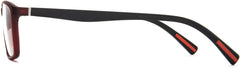Reid Black TR90 Eyeglasses from ANRRI, Side View