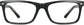 Mack Rectangle Black Eyeglasses from ANRRI, front view