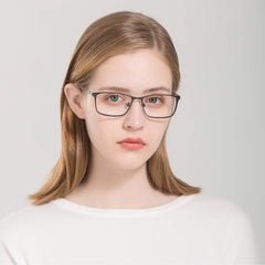 Macon Black Metal Eyeglasses from ANRRI