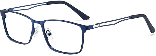 Macon Blue Metal Eyeglasses from ANRRI