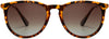 Maddox Tortoise Plastic Sunglasses from ANRRI, front view