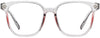 Madelynn Square Gray Eyeglasses from ANRRI, front view