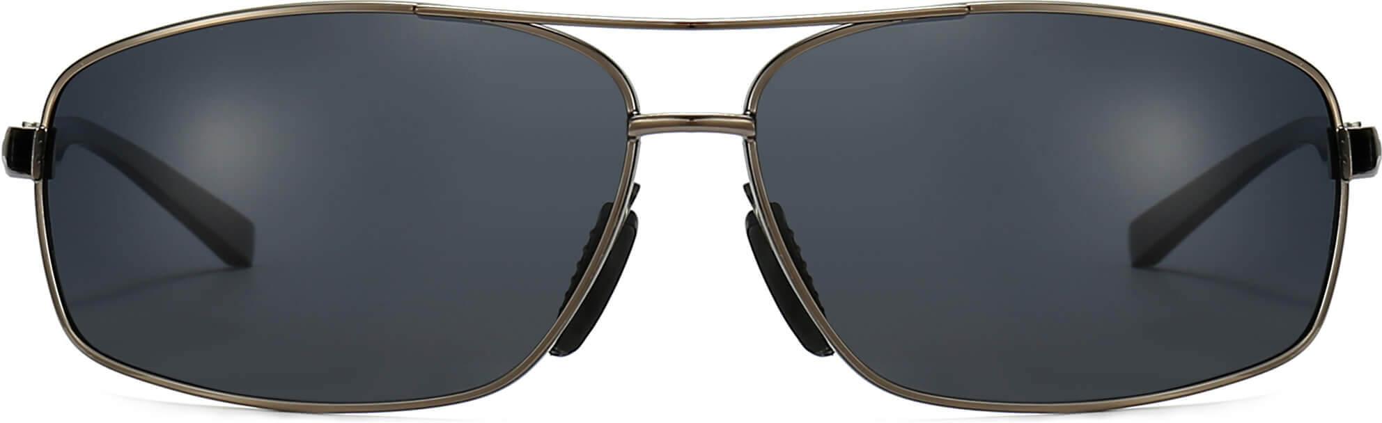 Madison Black Stainless steel Sunglasses from ANRRI, front view