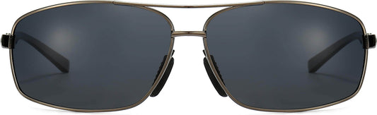 Madison Black Stainless steel Sunglasses from ANRRI, front view