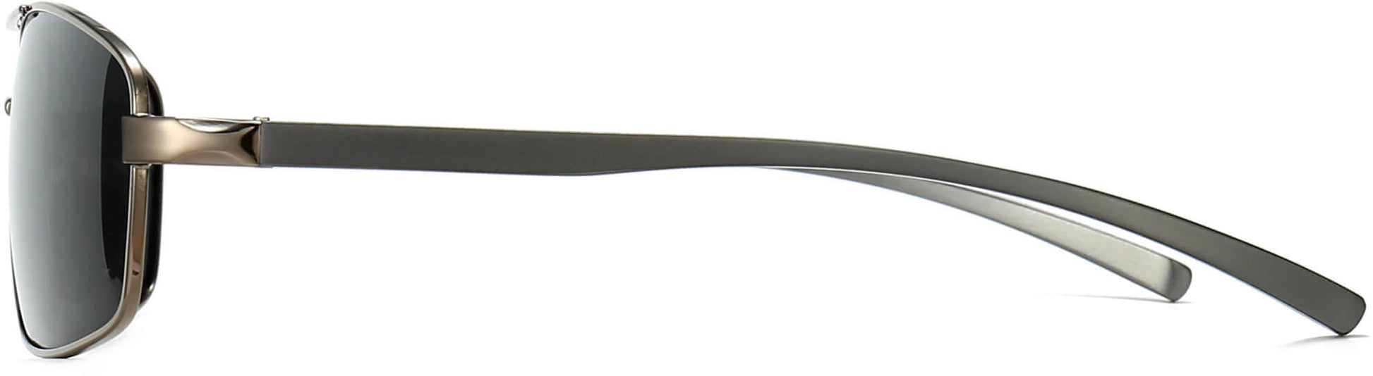 Madison Black Stainless steel Sunglasses from ANRRI, side view