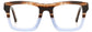Magnus Square Tortoise Eyeglasses from ANRRI, front view