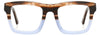 Magnus Square Tortoise Eyeglasses from ANRRI, front view