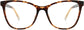 Makenzie Cateye Tortoise Eyeglasses from ANRRI, front view