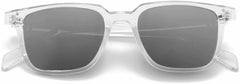 Malachi Clear Plastic Sunglasses from ANRRI, closed view