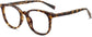 Malakai Round Tortoise Eyeglasses from ANRRI, angle view
