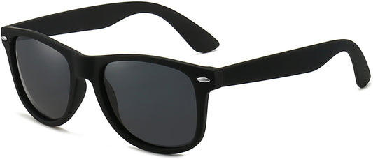 Mateo Black Stainless steel Sunglasses from ANRRI, angle view