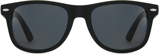 Mateo Black Stainless steel Sunglasses from ANRRI, front view