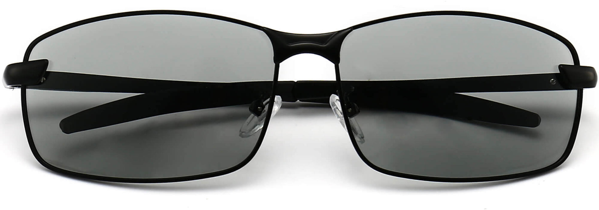 Max Black Stainless steel Sunglasses from ANRRI