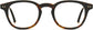 Maximo Round Tortoise Eyeglasses from ANRRI, front view