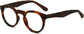 Maxwell Round Tortoise Eyeglasses from ANRRI, angle view