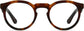 Maxwell Round Tortoise Eyeglasses from ANRRI, front view