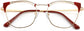 Meadow Cateye Red Eyeglasses from ANRRI, closed view