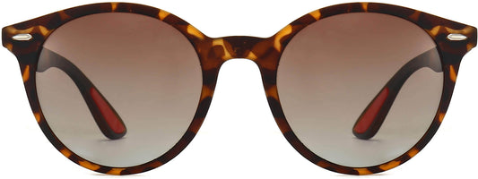Melanie Tortoise Plastic Sunglasses from ANRRI, front view