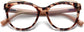 Millicent Cateye Tortoise Eyeglasses from ANRRI, closed view